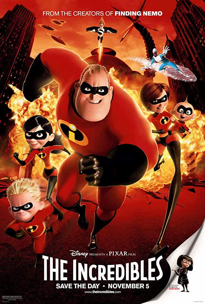 The Incredibles 2004 Movies Watch on Disney + HotStar