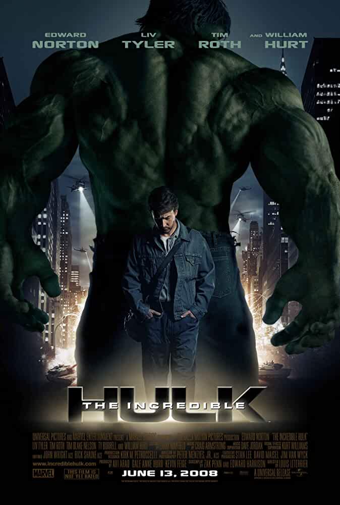 The Incredible Hulk 2008 Movies Watch on Amazon Prime Video