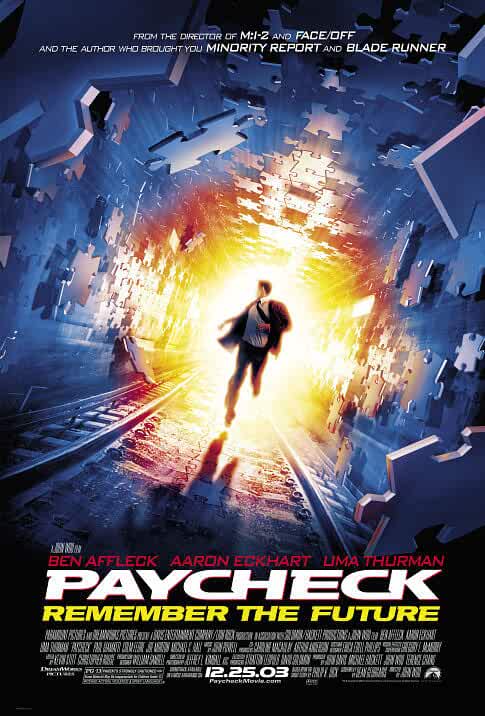 Paycheck (2003) 2003 Movies Watch on Amazon Prime Video